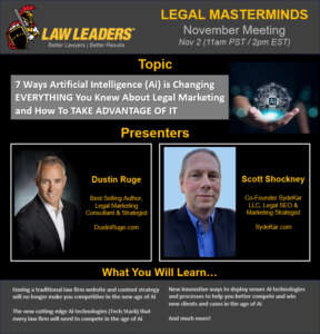 Law Leaders Masterminds Meeting - November 2023